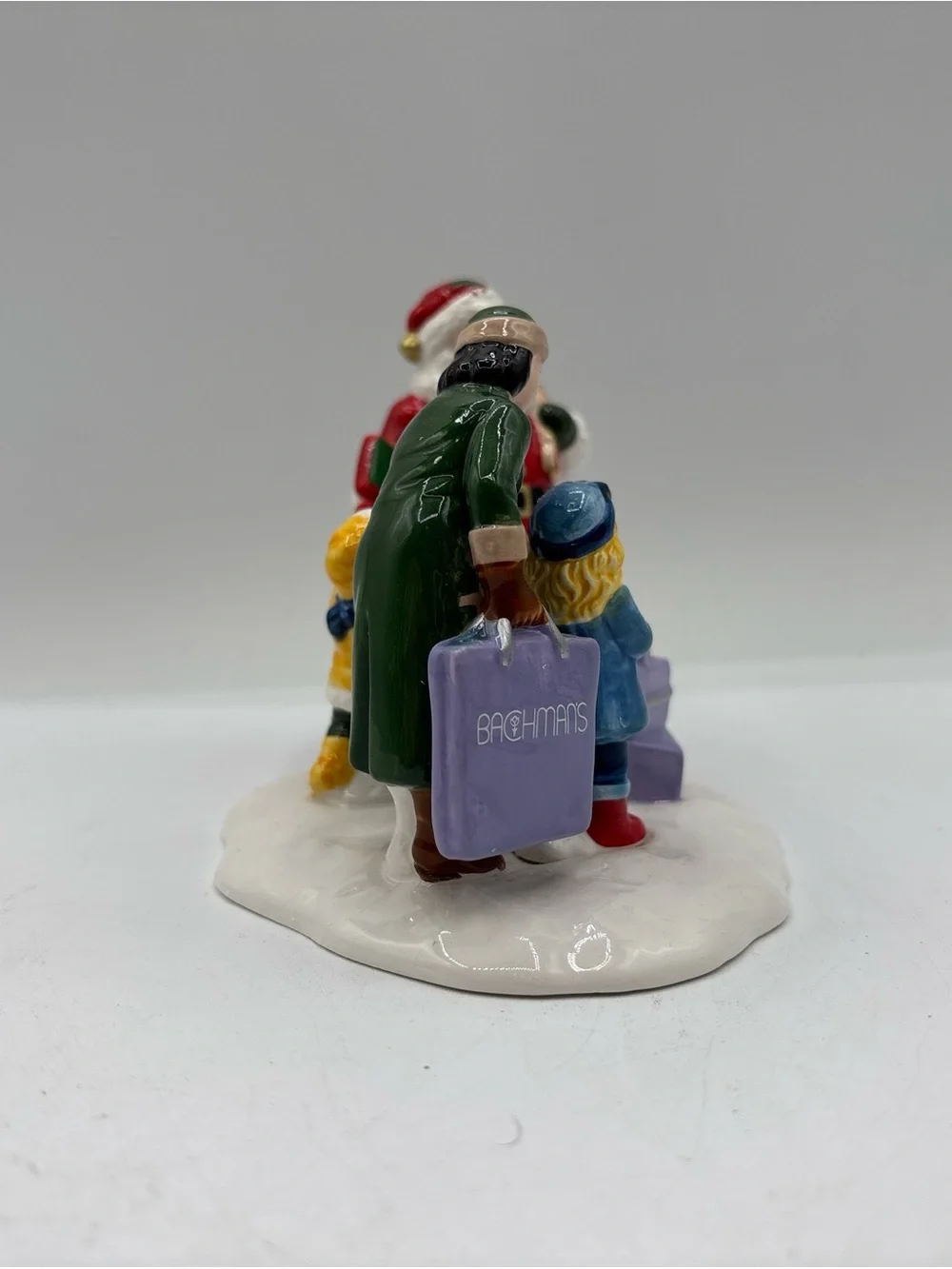 Department 56 1995 Vintage Original Snow Village A Visit With Santa 7544 Retired